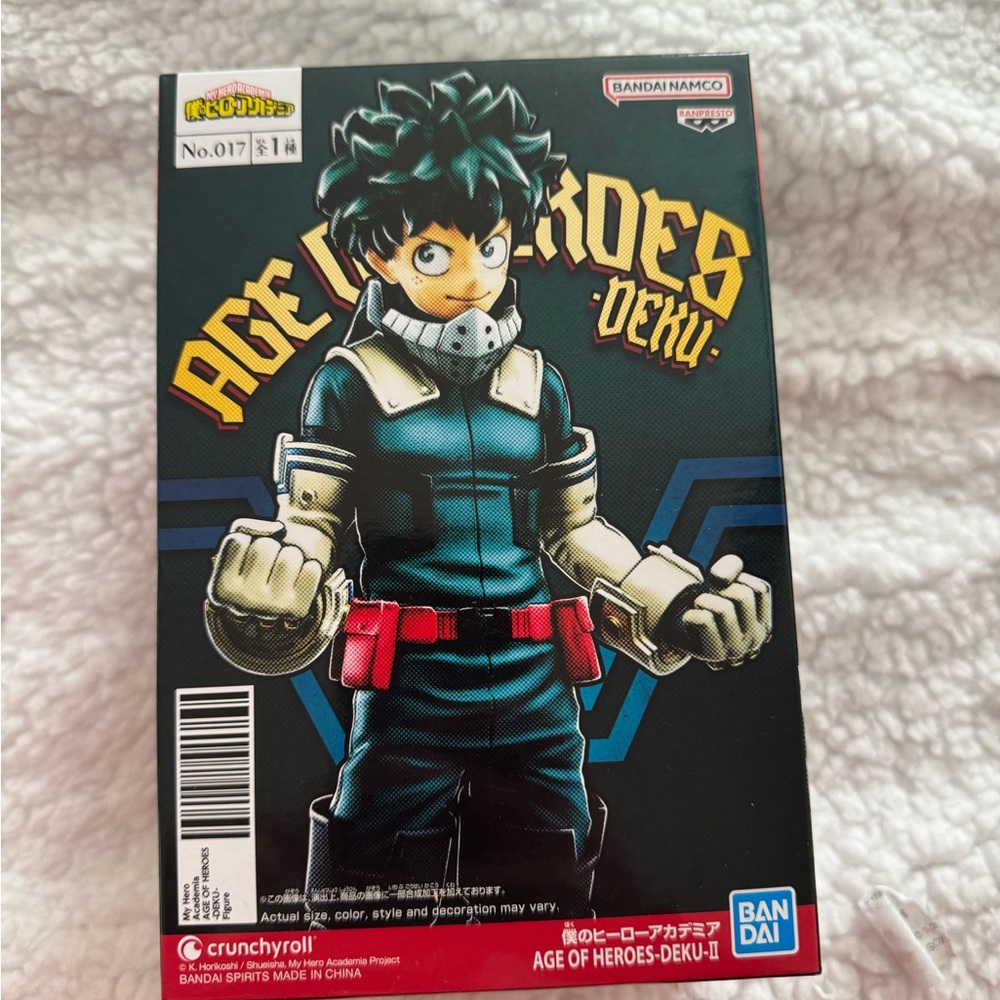 Banpresto My Hero Academia Age of Heroes II Deku Izuku Midoriya Figure